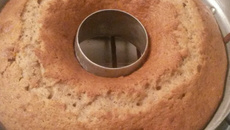 Bolo de maçã com canela