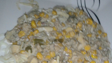 Macarrão especial ao molho de carnes com pimentão