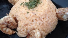 Camarão com arroz