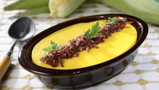 Pamonha cremosa de forno