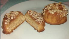 Bolinhos de banana com castanha (sem manteiga e sem leite)