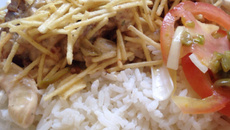 Bife acebolado especial com Hellmanns