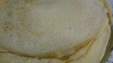 Massa de panquecas simples