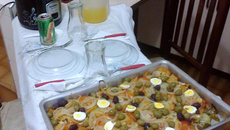 Bacalhoada da Vivian Montoya feita na Sexta-feira Santa