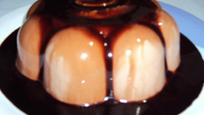 Delícia gelada de chocolate