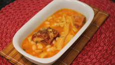 Dobradinha com feijão branco