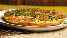 Fritada de batata e calabresa