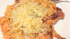 Risoto de shimeji com salmão