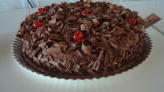 Bolo de chocolate para aniversário