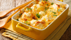 Couve-flor gratinada