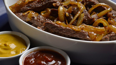 Contrafilé em iscas com cominho