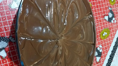 Torta de Bolacha com ganache