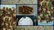 Macarrão com creme de leite