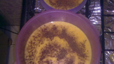 Creme ou curau de moranga