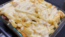 Bucho com batata frita 