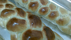 Pão trançado da Deborah