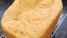 Pão de aveia na máquina de pão