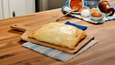 Trouxinha de massa de pastel