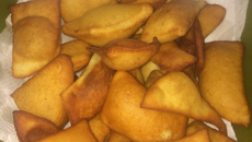 Massinha de pão frita simples