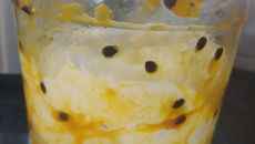 Sorvete maravilha de morango