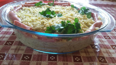 Macarrão ao molho verde