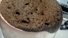 Bolo rápido de três minutos