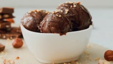 Sorvete de chocolate