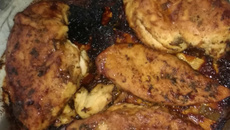 Peito de frango assado ao barbecue