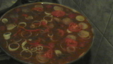 Pizza de liquidificador da Rosi