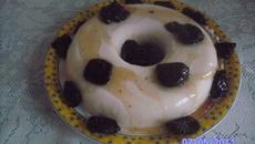 Pudim de maria-mole com coco  do chef  Nilton