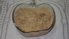 Arroz doce com açúcar queimado