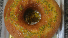 Bolo de maracujá fofinho