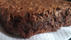 Brownie simples (achocolatado em pó)