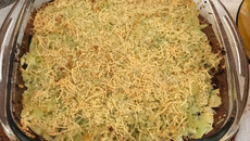 Escondidinho light de carne e couve-flor