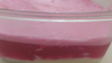 Gelatina com creme belga