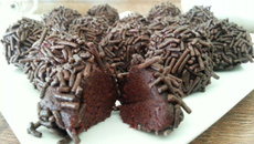Brigadeiro de beterraba
