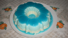 Pudim de Gelatina de Tuti-Fruti