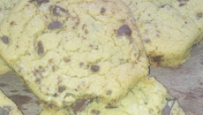 Receita de cookie de baunilha com gotas de chocolate