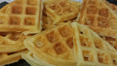 Pão de queijo na sanduicheira