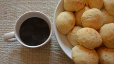 Pão de queijo no liquidificador
