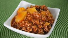 Carne Moída com Batatas Rapidinha