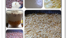 Frango cremoso com batata palha