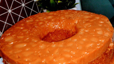 Bolo de churros invertido