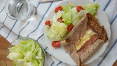 Crepe fitness para ganho de massa magra