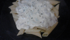 Penne ao molho branco da Karla