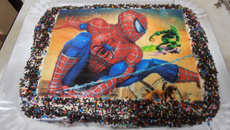 Recheio e cobertura de leite em pó