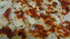 Conchas recheadas com ricota e camarão