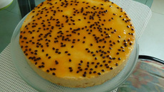Torta de maracujá