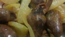 Coração de frango frito