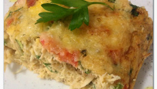 Torta de frango light rápida